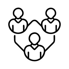 Poster - Teamwork collaboration network connection people group business social community organization structure team icon