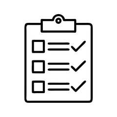 Poster - Checklist clipboard task list checkmark survey form report document questionnaire to do list item