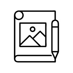 Leinwandbilder - Illustration drawing design sketch pencil graphic art creative artwork outline vector image icon
