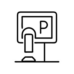 Poster - Parking sign parking area parking symbol parking zone parking space parking lot parking icon