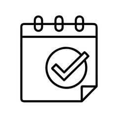 Poster - Calendar event schedule appointment date time planning reminder checkmark done complete task