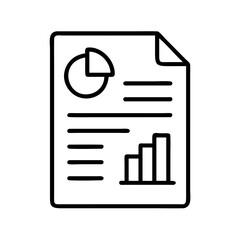 Poster - Business report chart analysis document financial data information statistics presentation paper