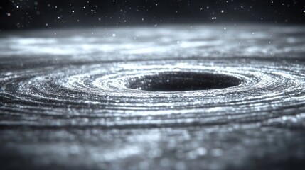 Wall Mural - ripples and waves created by black holes in space astronomy universe concept.