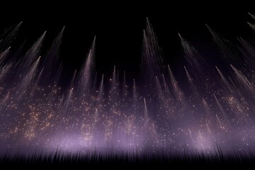 Poster - Colorful display of light effects in a dark setting during a nighttime event
