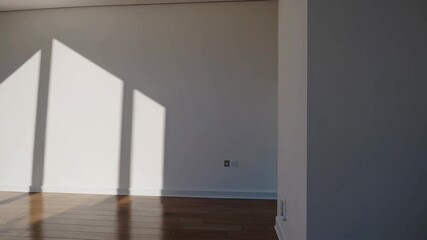 Poster - Minimalist Studio Interior with Natural Light and Simple Design