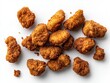 © rfassets - Golden Crispy Fried Chicken Nuggets, Freshly Cooked, Ready to Eat