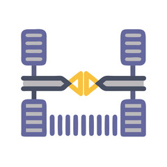 Poster - Data network connection with arrows technology and storage