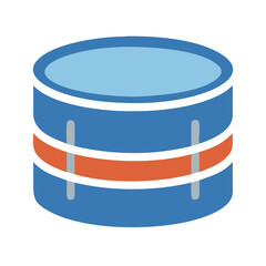 Poster - Database icon illustration, big data storage, server symbol