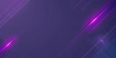 Poster - Abstract purple background with glowing lines and light effects creating a modern design