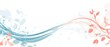 © Fernando - Elegant floral vector background with flowing lines and pastel colors in a decorative design for invitations, cards, or website headers