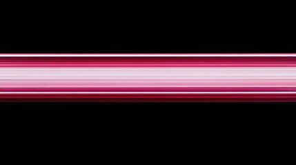 Poster - Horizontal abstract design of vibrant pink and white lines.