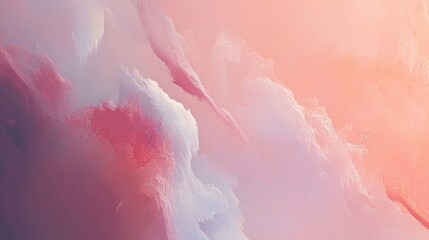 Poster - Soft, pastel cloudscapes, subtly blending into a dreamlike hue.