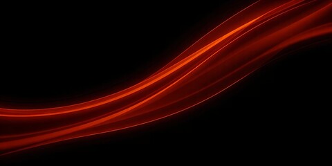 Poster - A dynamic image featuring flowing red lines against a stark black backdrop creating contrast effect