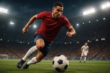 Dynamic soccer player action