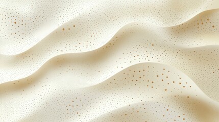 Fototapete - abstract background with soft ecru tones dotted design and eggshell paper texture