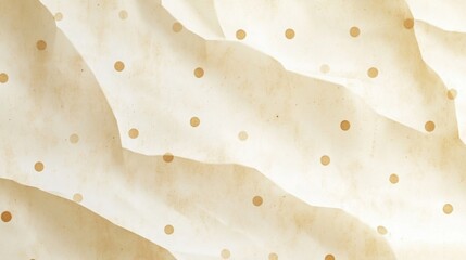 Fototapete - abstract background with soft ecru tones dotted design and eggshell paper texture