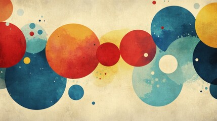 Fototapete - dotted vector art on textured pastel paper background with smooth gradient