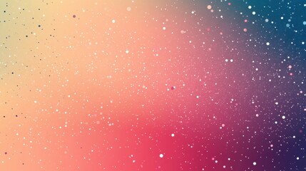 Fototapete - dotted vector art on textured pastel paper background with smooth gradient