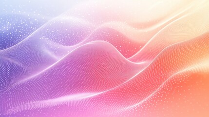 Fototapete - dotted vector art on textured pastel paper background with smooth gradient