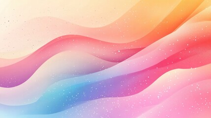 Fototapete - dotted vector art on textured pastel paper background with smooth gradient