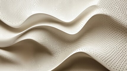 Fototapete - abstract background with soft ecru tones dotted design and eggshell paper texture
