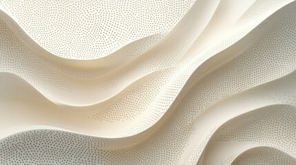 Fototapete - abstract background with soft ecru tones dotted design and eggshell paper texture