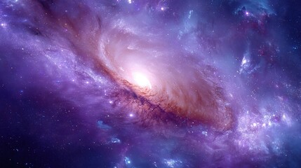 Poster - Vibrant Milky Way galaxy displaying stunning colors in the night sky