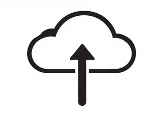 Poster - Cloud Uploading Data Storage Backup Transfer Internet Technology System
