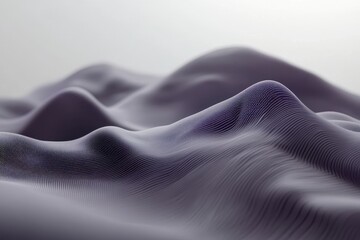 Poster - Abstract wavy landscape