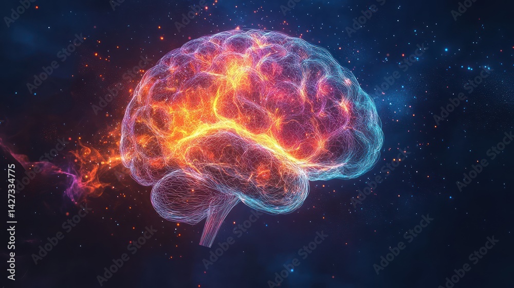 Cosmic Neural Network: Visualizing Brain Activity Amidst Stellar Dust ...