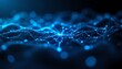 © KAMAPAN - Dynamic blue network connections in digital space.