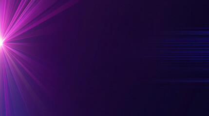 Poster - A purple background with a bright light shining on it. The light is coming from the left side of the image
