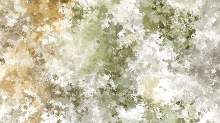 Poster - A blurry, grainy, and somewhat messy image of a forest with a few trees and some leaves