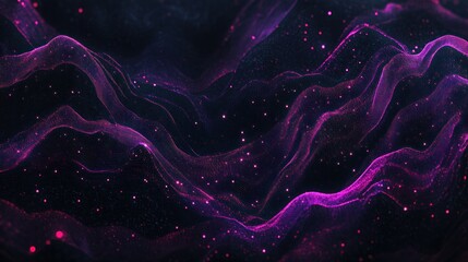 Wall Mural - Abstract swirling purple and dark nebula textures.