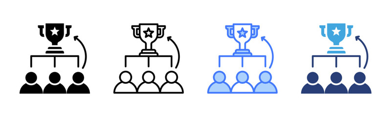 Poster - Succession icon sheet multiple style collection