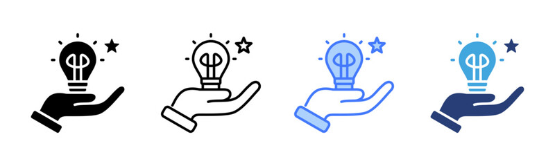 Poster - Mentorship icon sheet multiple style collection