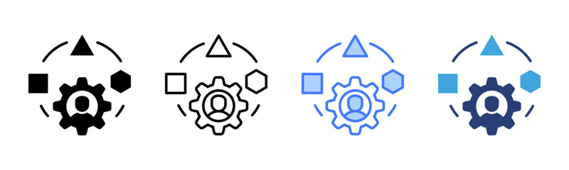 Poster - Adaptive icon sheet multiple style collection