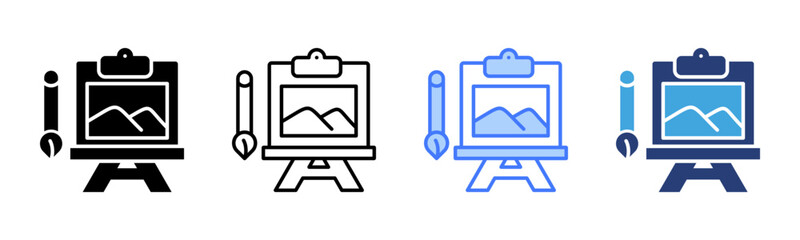 Poster - Artwork icon sheet multiple style collection