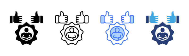 Poster - Encouragement icon sheet multiple style collection