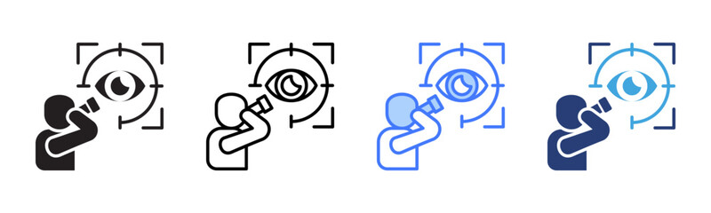 Poster - Vision icon sheet multiple style collection