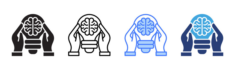 Poster - Idea icon sheet multiple style collection