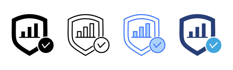 Poster - Reliability icon sheet multiple style collection