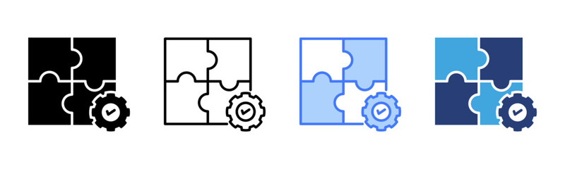 Poster - Complementary icon sheet multiple style collection