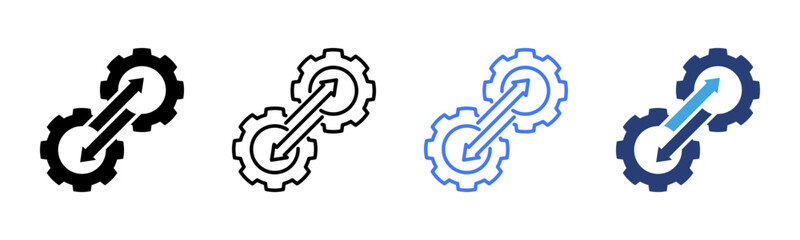 Poster - Transition icon sheet multiple style collection