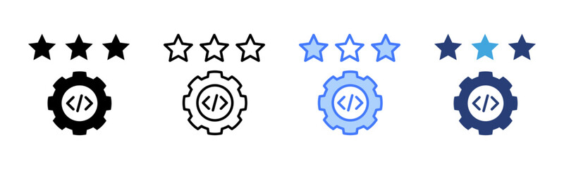 Poster - Feature icon sheet multiple style collection