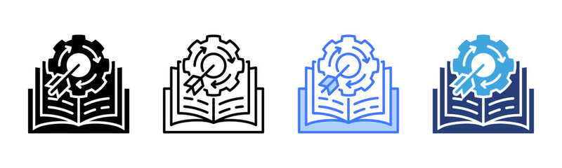 Poster - Practice icon sheet multiple style collection