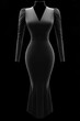 © design.idn - Sleek silhouette Black dresss dark allure