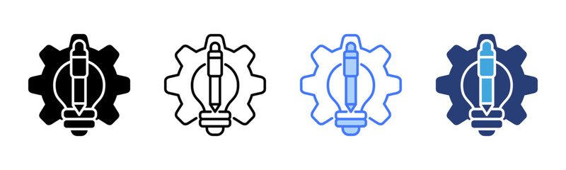 Poster - Learning And Development icon sheet multiple style collection