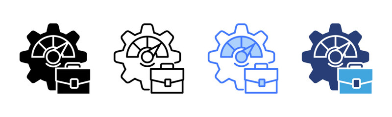 Poster - Perfomance icon sheet multiple style collection