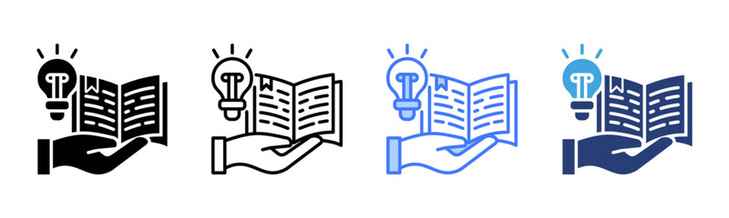 Poster - Education icon sheet multiple style collection